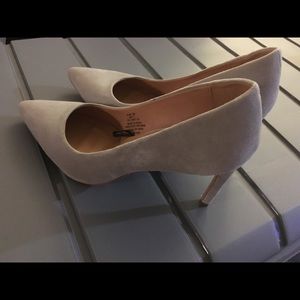 Suede pumps from H&M